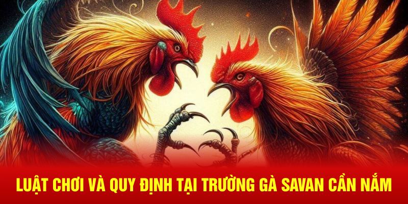 Luật chơi và quy định tại Trường Gà Savan cần nắm